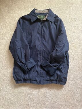 Weatherproof Men's Navy Full-Zip Windbreaker
